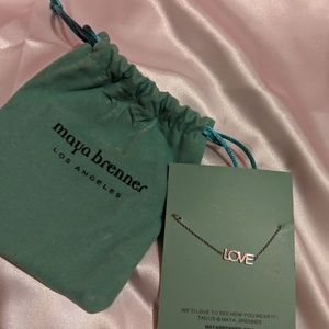 Maya Brenner "Love" bracelet
